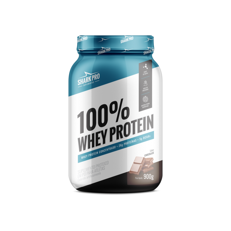 100% Whey Protein Pote 900g Proteína Shark Pro - Nutricentral Suplementos e  Vitaminas em Brasília-DF