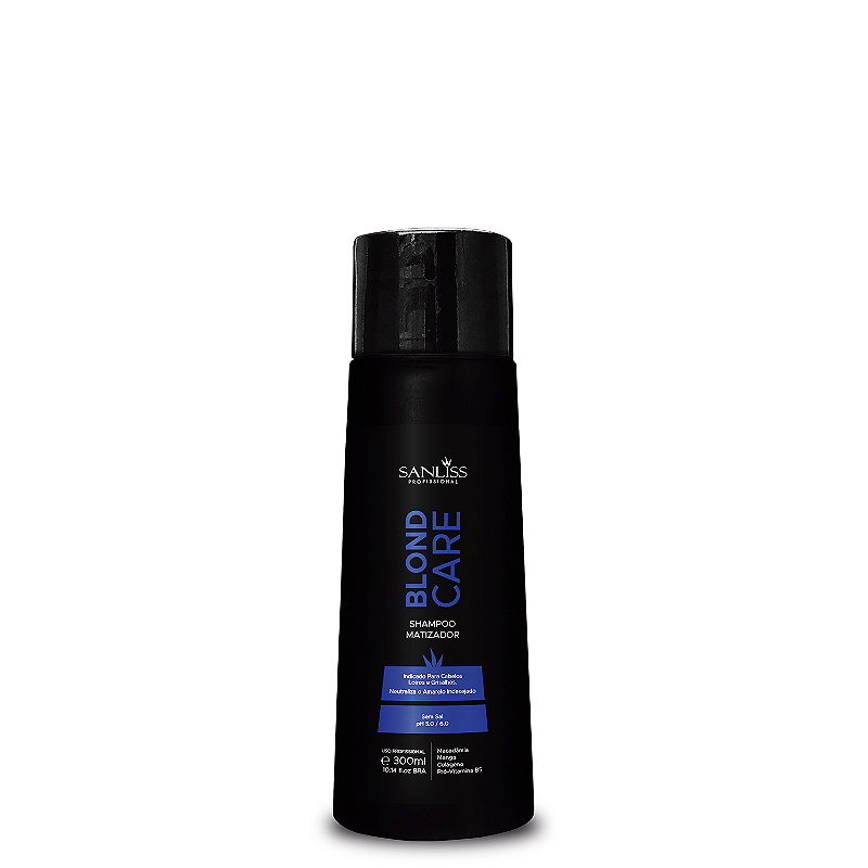 Shampoo Matizador Sanliss 300 ml Manzini Perfumaria e Cosméticos