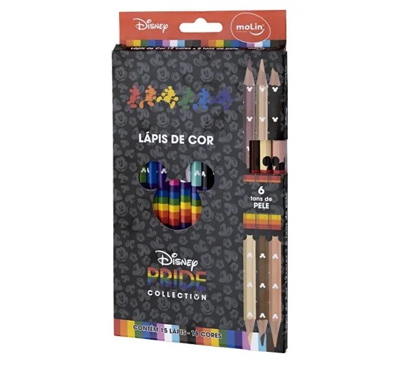 Kit 2 Revistas COLORIR PERSONAGENS DISNEY PINTE LEGAL e BRINQUE DISNEY com  2 caixinmhas de Lápis de Cor 6 Cores ou seja 12 lápis de cor Passatempo,  Jogos, Atividades, Pintar e Colorir