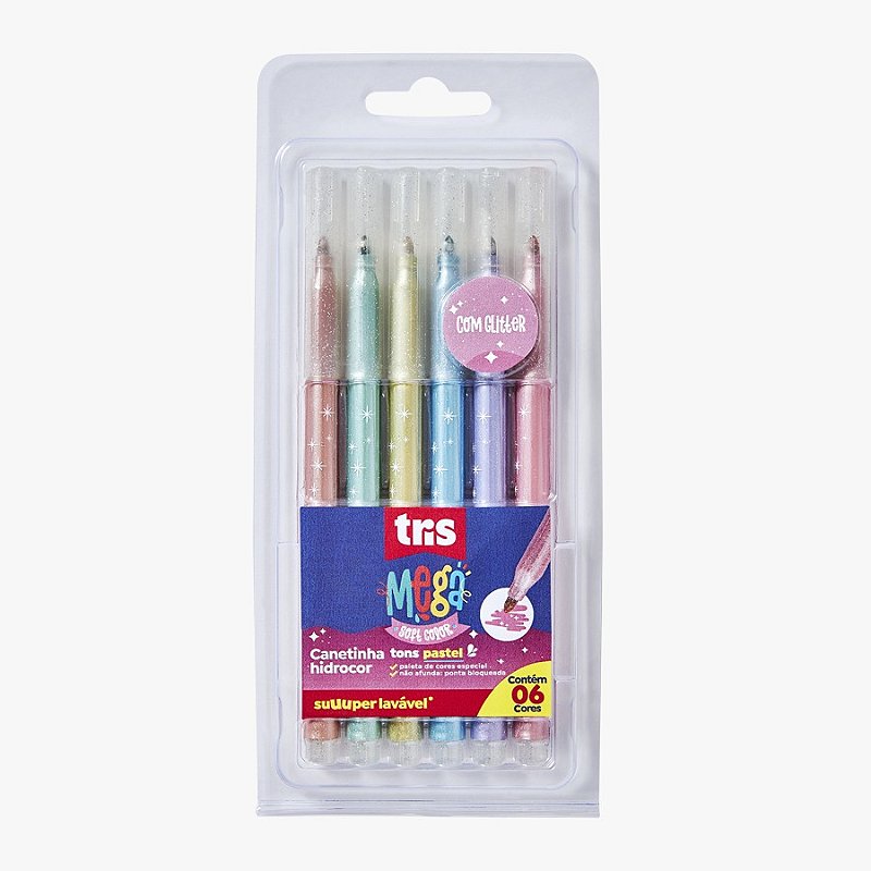 Canetinhas Super Soft Brush FABER-CASTELL - Canetas Criativas Para Presente  - Fun Papelaria Criativa e Fofa Online