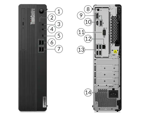 Computador Lenovo Thinkcentre M80S Intel Core I3-10100 - 8GB De