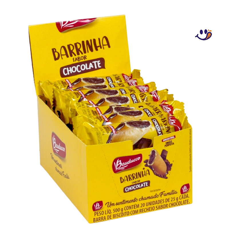 Kit 1 Barrinha Goiabinha c/20 + 1 Barrinha Chocolate c/20