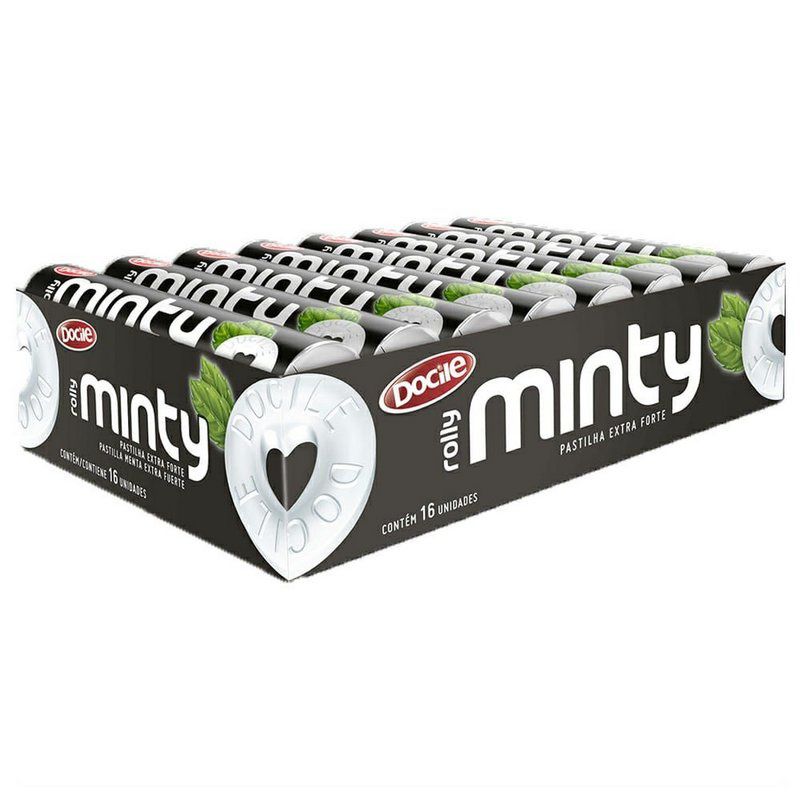 Pastilha MINTY EXTRA FORTE 464g - c/16 un - Santa Cruz Doces