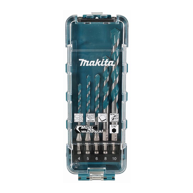 Maki CD 7枚セット Conjunto de Brocas Multimateriais Makita 05Pç E-16732 - Tocco