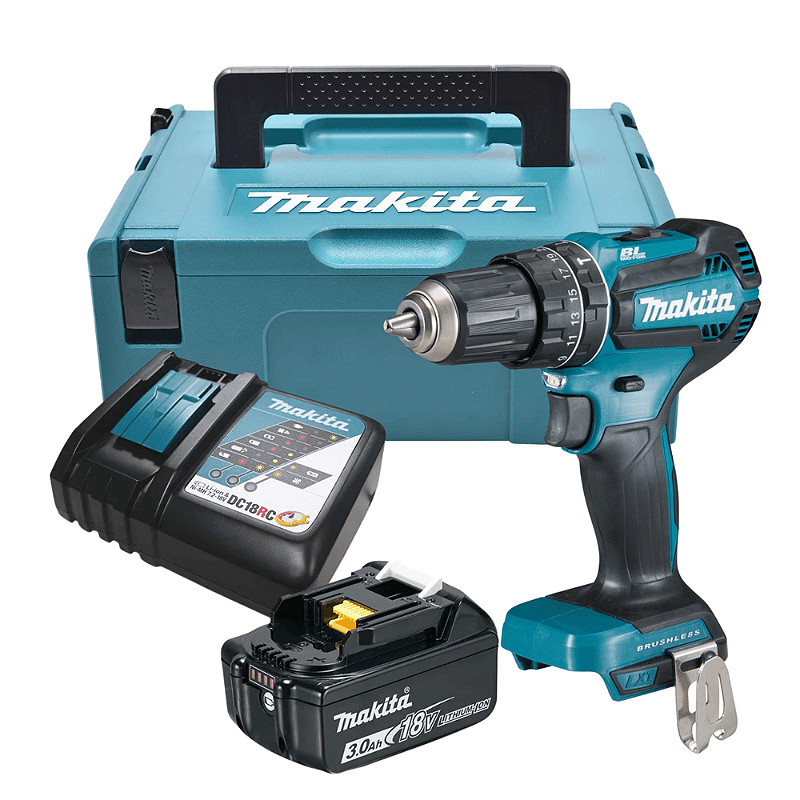 Parafusadeira/Furadeira de Impacto Makita 18V - DHP485RF1J c