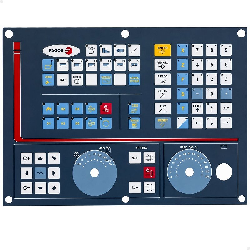 Membrana FAGOR 8055 74 Teclas Travis TR - NADEL CNC Automação