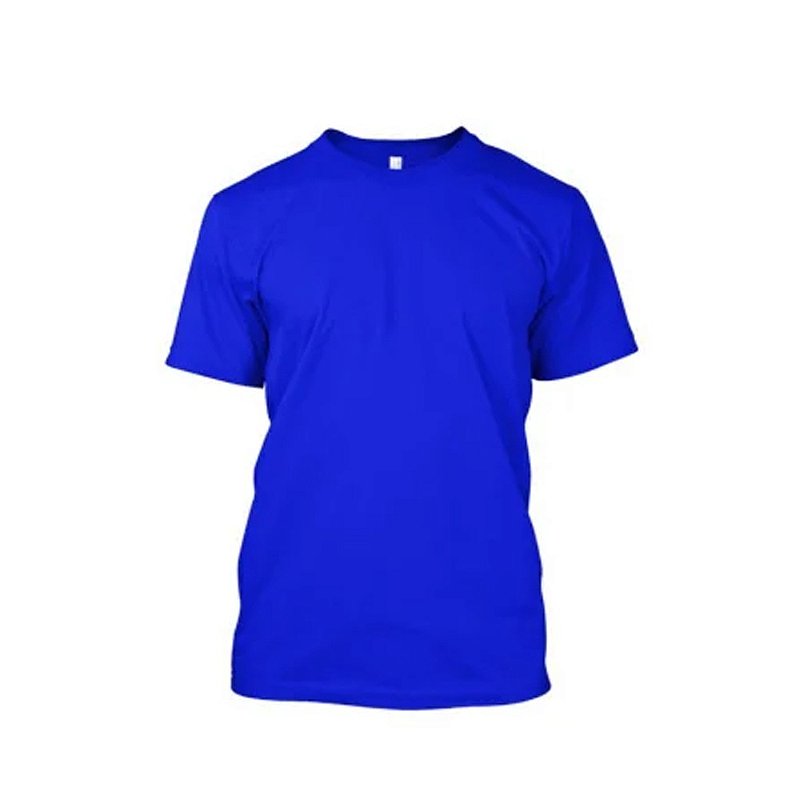 Camiseta de Algodão Azul Royal - Rei Da Sublimação Insumos