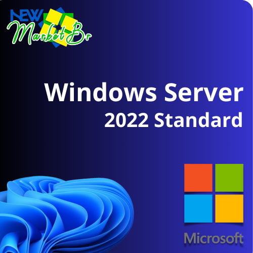 Licença Microsoft Windows Server 2022 Standard 16 Core - New Marketplace Br