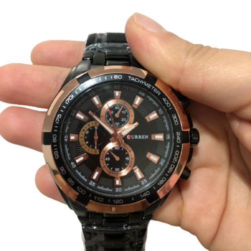 CURREN 8023 Men Quartz Watch White+Black+Silver Stainless Steel Watches  Sale, Price \u0026 Reviews | Gearbest