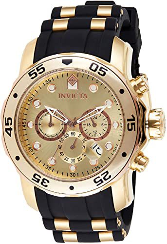 relogio masculino invicta dourado original
