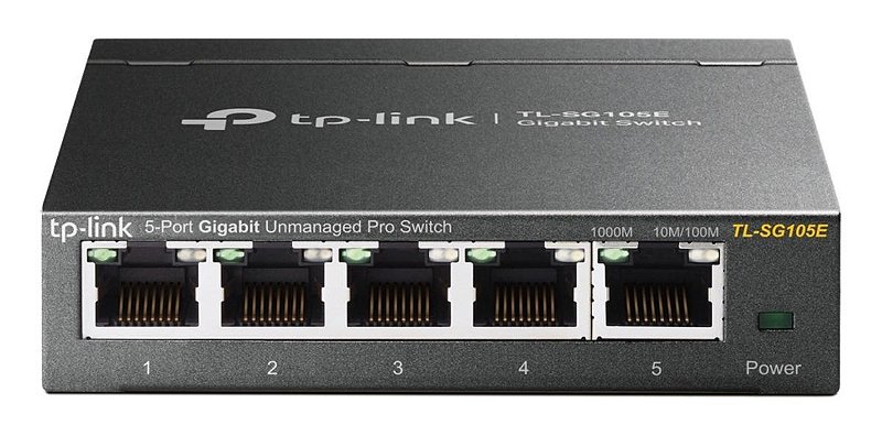 Switch 5 Portas Tp-link Tl-sg105E - Loja Report Security do Brasil