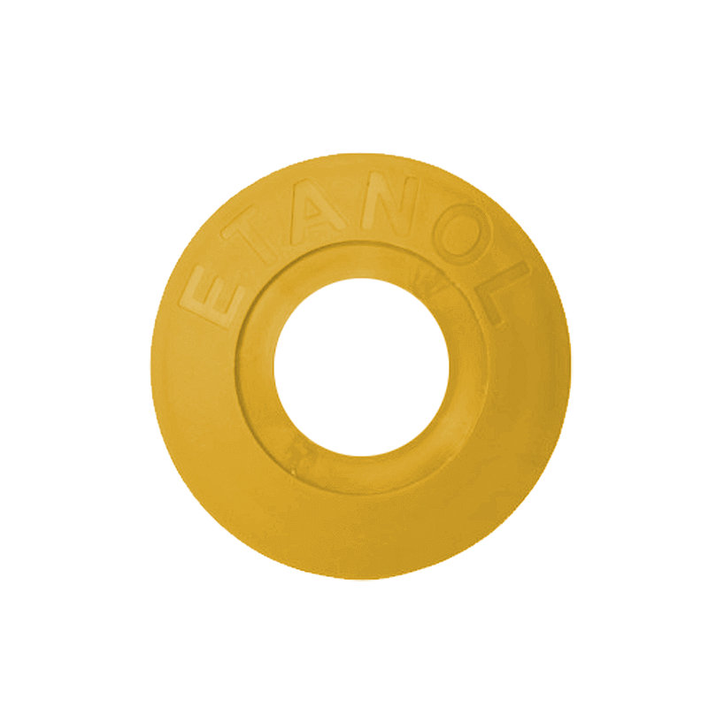 Disco de Identificação Etanol V-Power Amarelo - Shopping Tocchio
