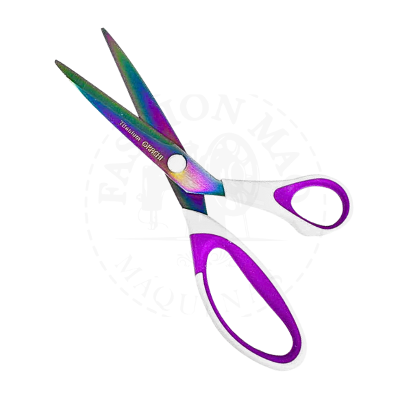 PRATESI Forbici Sartina Titanio 8,5 Pollici - 89-8,5, Lama 21,5 Cm, Manico Ergonomico Soft Touch