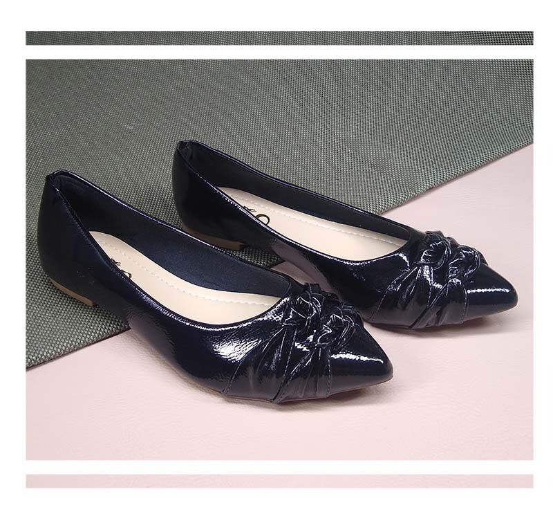 SAPATILHA PRETA LAÇO NÓ - Cabana Shoes Atacado