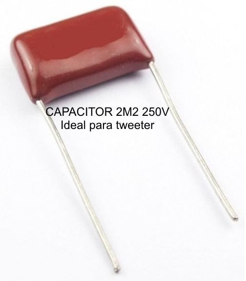 SOUZACUSTONS - par de tweeter + 2 capacitor impedância 6 ohms