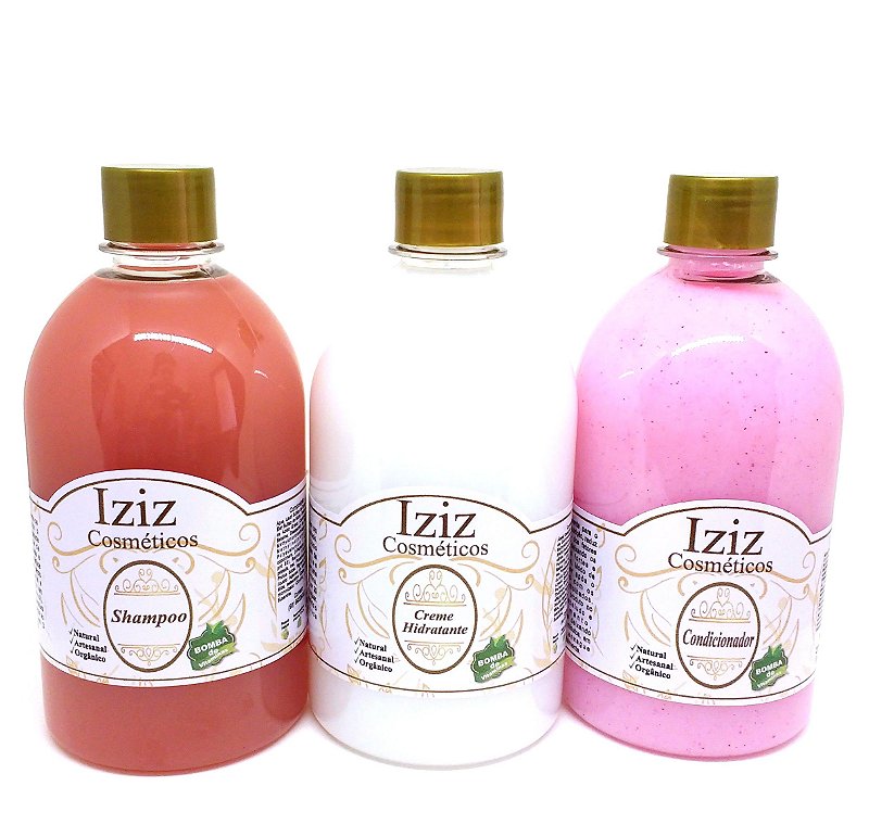 Linha de crescimento capilar (tamanho grande) - essência morango