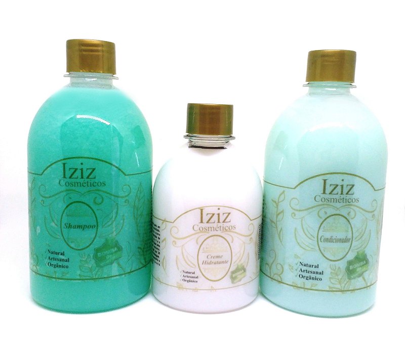 Linha de crescimento capilar (tamanho médio) -  Essência Erva Doce