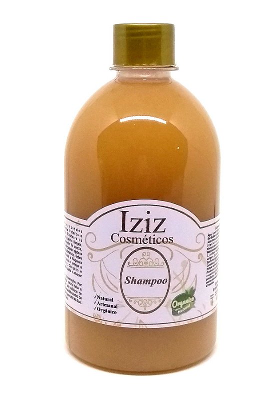 Shampoo Orgânico Controle de queda - 500ml - Essência de Buriti ou Erva doce