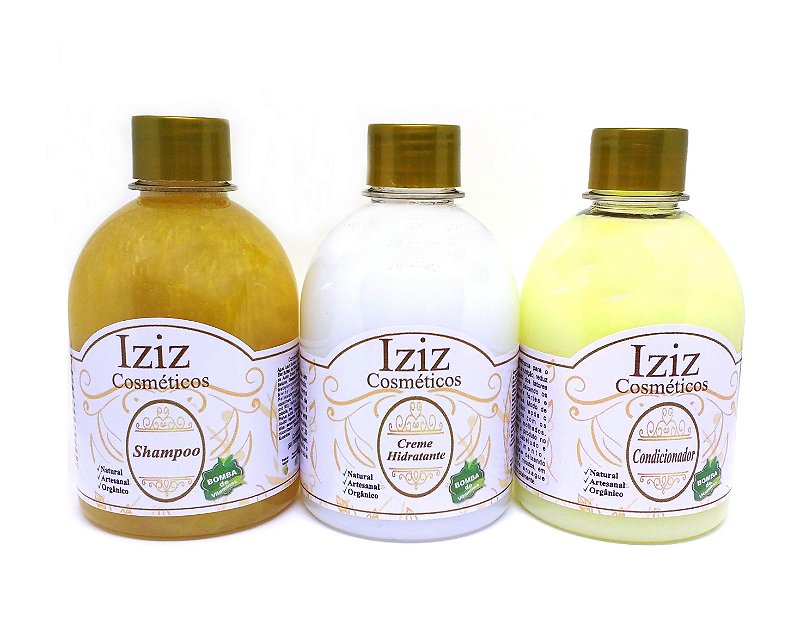 Linha de crescimento capilar (tamanho pequeno) - Essência de buriti ou maracujá