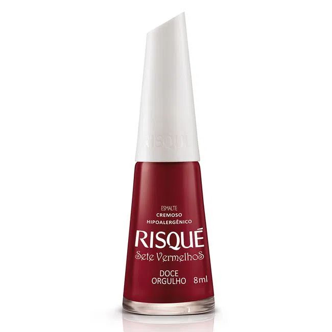 Esmalte Risqué Sete Vermelhos Doce Orgulho 8ml