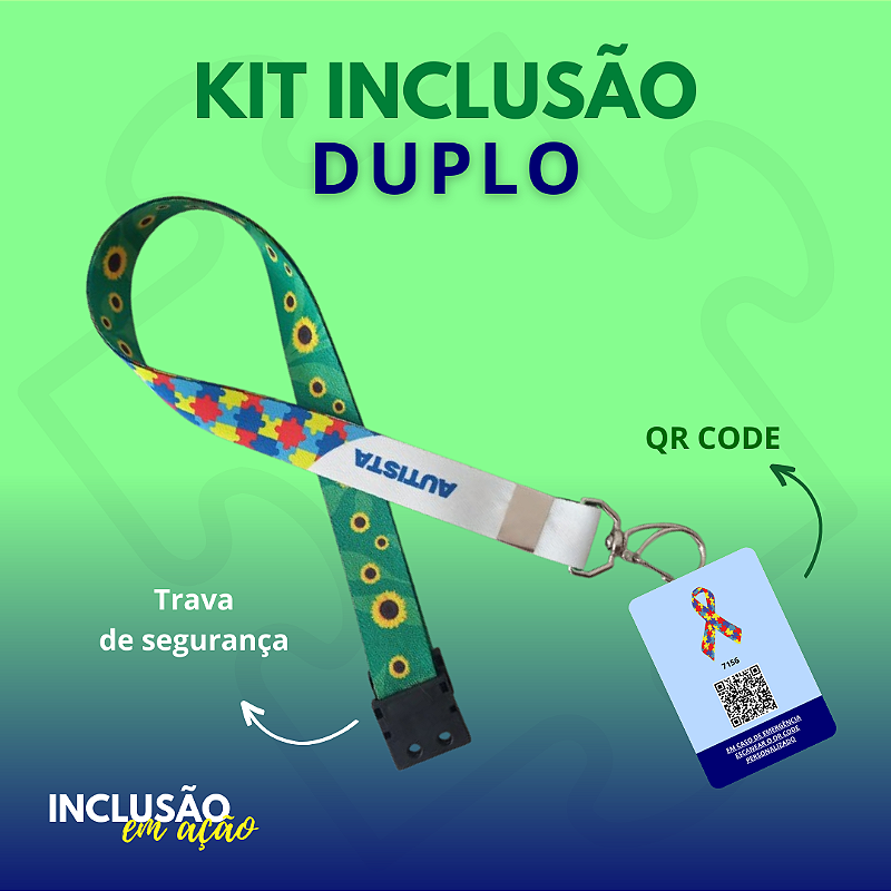 Colar Tea KIT INCLUSÃO: Colar Girassol + Quebra Cabeça - INCLUSÃO E AÇÃO