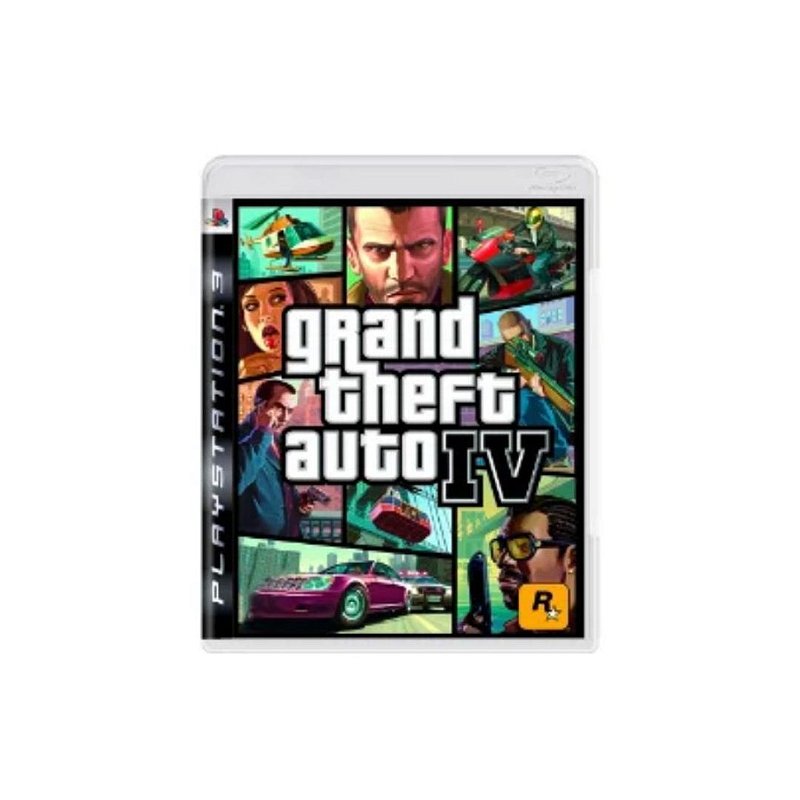 Jogo Grand Theft Auto IV (GTA 4) - PS3 - LOJA CYBER Z - Loja Cyber Z