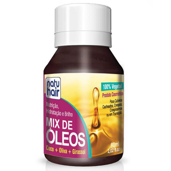 Óleo Vegetal de Umectação Coco 60 ml