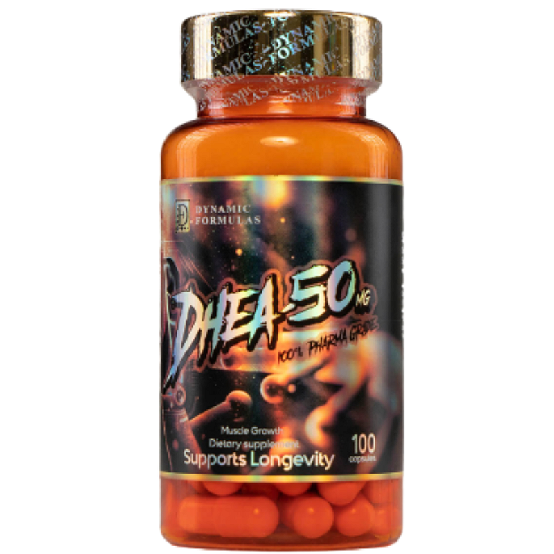 Dhea 50mg, 100 Cápsulas Dynamic Formulas BH Imported Brands