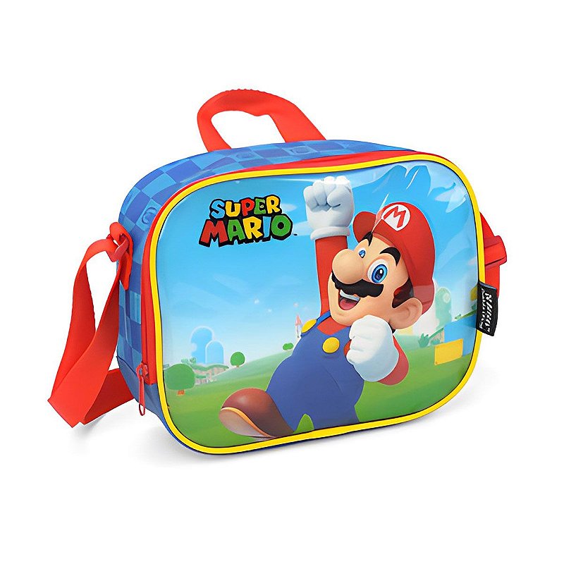 Lancheira Térmica Infantil Escolar Super Mario - LA39433MO