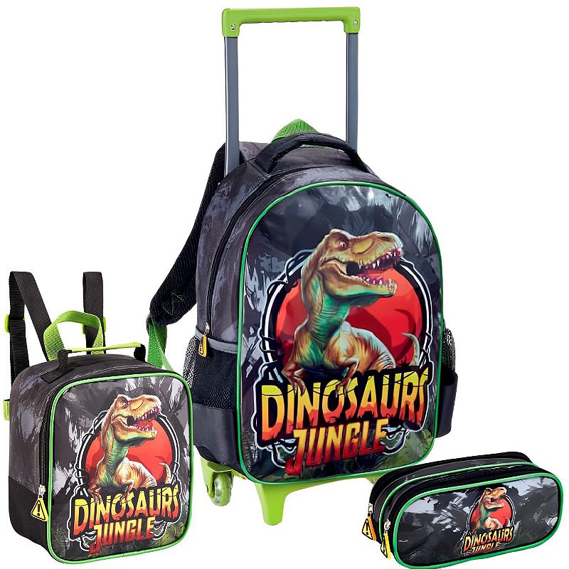 Painel Mochila Média - Meia Tigela - Dinossauro