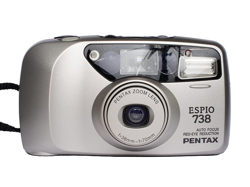 Câmera 35mm - Pentax Espio 738 (9.5-10) + Case + Bateria - Foto