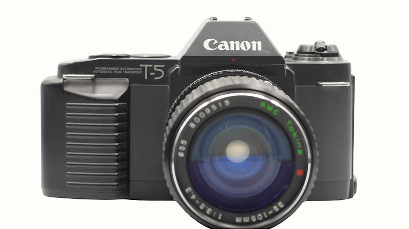 Canon T50 本体 CANON ZOOM LENS FD 35-105mm Câmera 35mm - Canon T50 + Lente 35-105mm - Foto com Filme