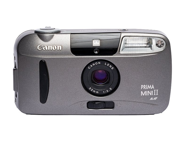 Câmera 35mm - Canon Prima Mini II (9.8/10 New Old Stock) + Bateria