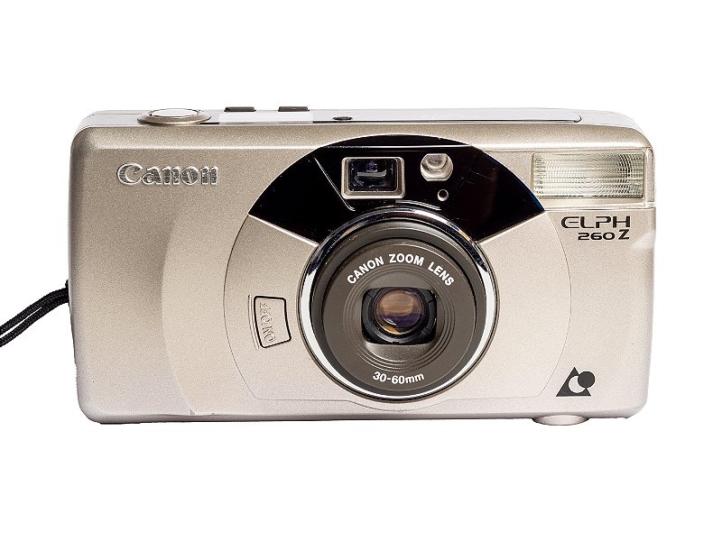Câmera APS - Canon Elph 260Z (9.7/10) + Bateria + 1 Filme APS, Na