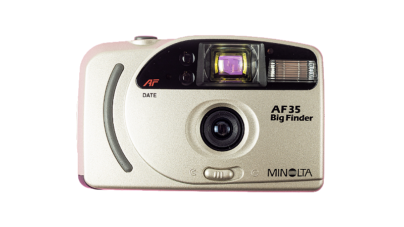 MINOLTA AF35-80　AF75-300  フィルムカメラ Câmera 35mm - Minolta AF35 Big Finder (na caixa) - Foto com Filme