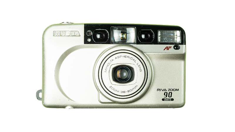 Câmera 35mm - Minolta Riva Zoom 90 - Foto com Filme