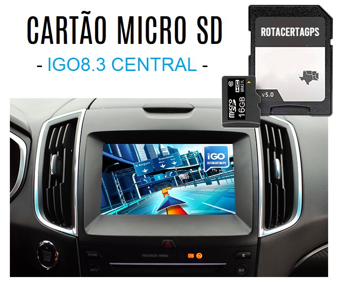 Cartão de Memoria Gps iGo Primo May Way 2022 - Rotacertagps