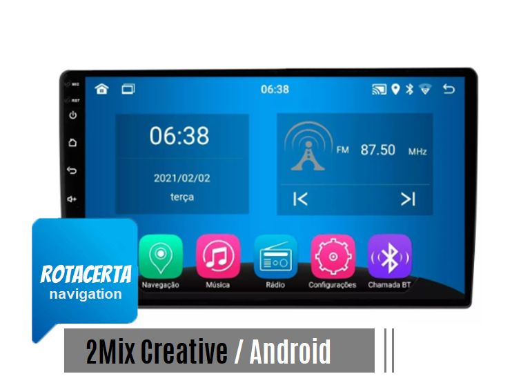 Atualização GPS Central 2MIX Creative – Navegador iGO Android 2026