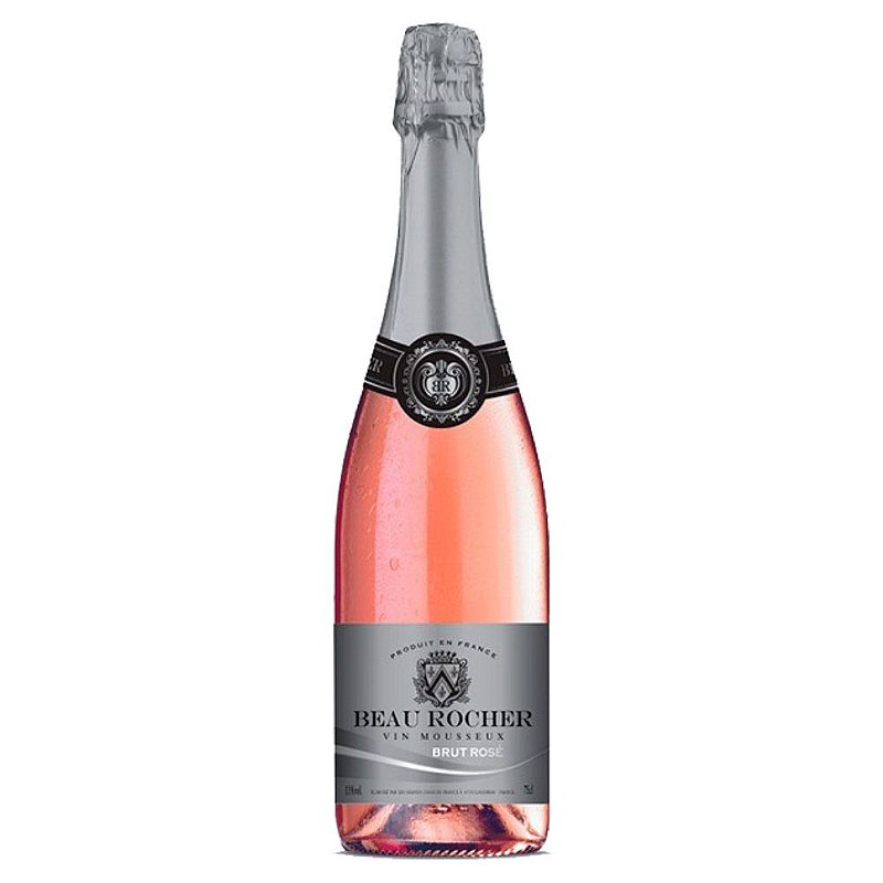 França - Beau Rocher Espumante Brut Rosé 750ml - CONFRARIA DA TAVERNA ...