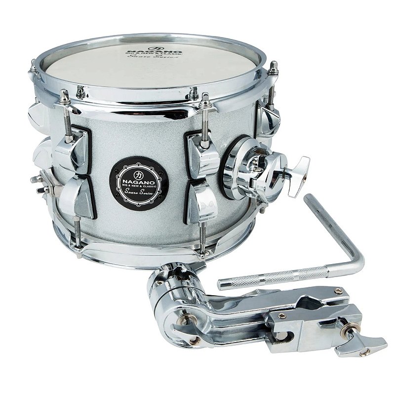 CAIXA 8X6 POL C/ CLAMP HOLDER NEW BEAT NAGANO GREY SPARKLE - KMG