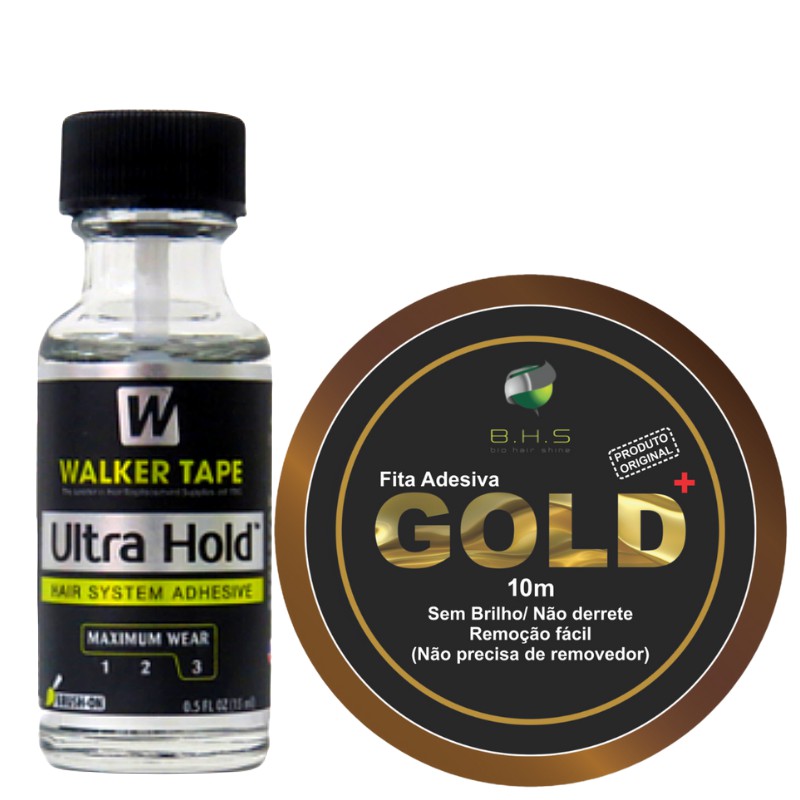 Cola Ultra Hold 41ml+ Removedor C22 + Fita Gold 20 M
