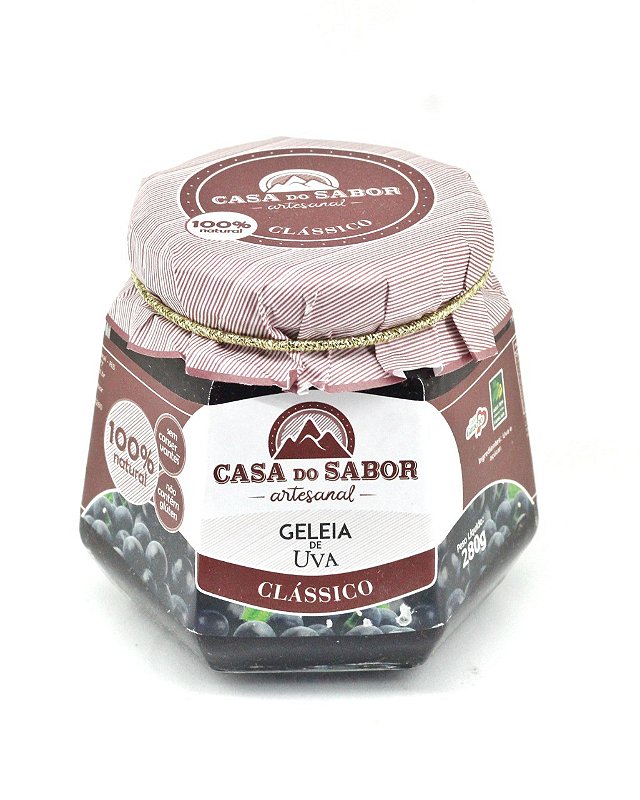 Geleia Artesanal de Uva (uvada) Sabor do Campo 680g - Sabor do Campo  Produtos Coloniais