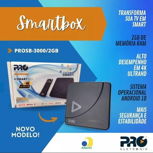 Smart TV Box - Proeletronic - Anteletrica