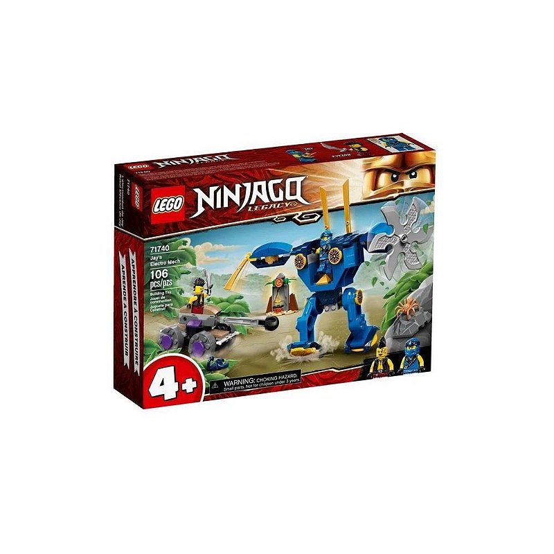 LEGO NINJAGO - O ELECTROMECH DE JAY 71740 - Star Brink Brinquedos