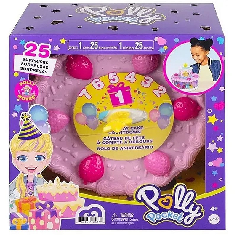 Polly Pocket Mattel Aniversário De Bichinhos