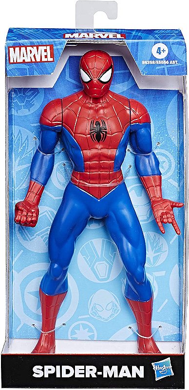 Marvel, Boneco Homem-Aranha e Carro-Aranha Spidey, Azul