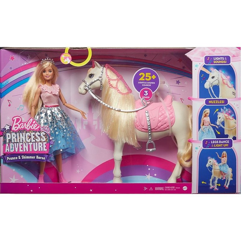 Cavalo Da Barbie Corrida