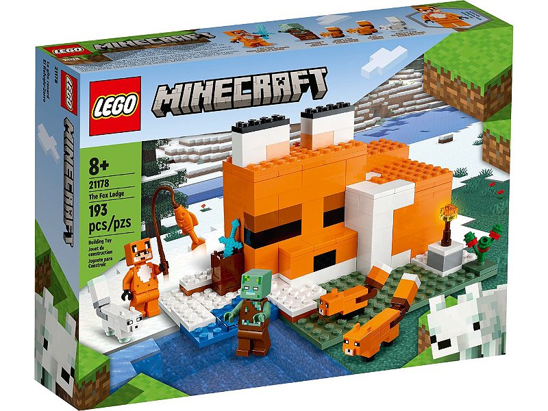 LEGO MINECRAFT O RECIFE DE CORAL 21164 - Star Brink Brinquedos