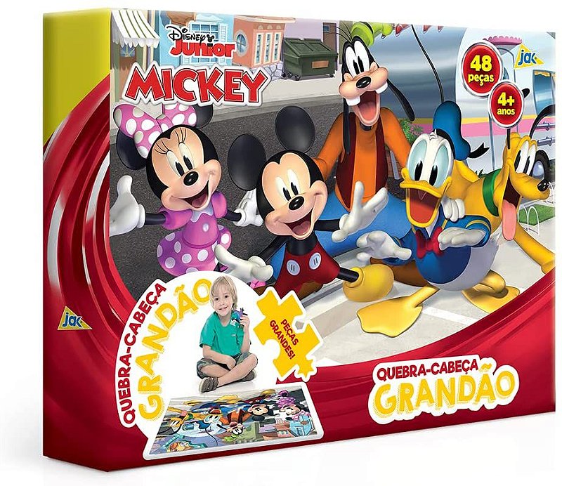 Brinquedo Infantil Quebra-Cabeça Mickey Toyster