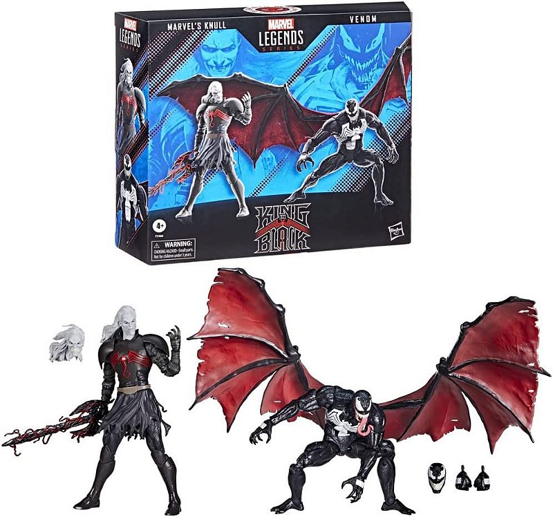 Marvel Legends Spider-Man 60º aniversário Marvel's Knull e Venom